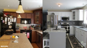 Before and After Kitchen Redesign